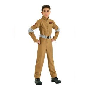 Kids' Ghostbusters Costume With Belt 4 Interchangeable Badges Size Medium